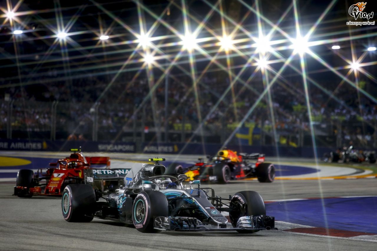 GP Singapuru 2018 - wycig