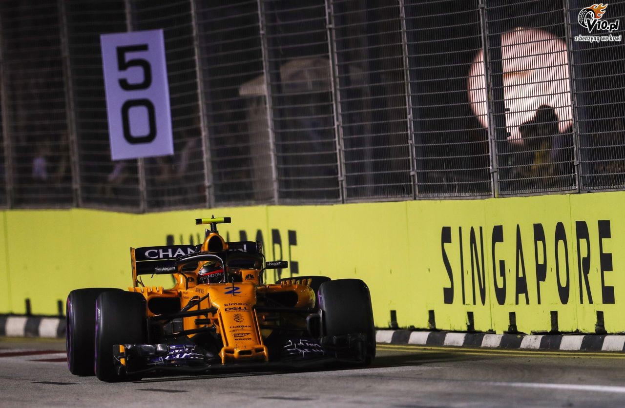 GP Singapuru 2018 - wycig