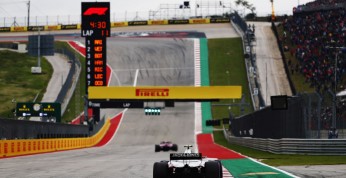 GP USA 2018 - ustawienie na starcie wyścigu