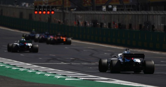 GP Wielkiej Brytanii 2018 - ustawienie na starcie wyścigu