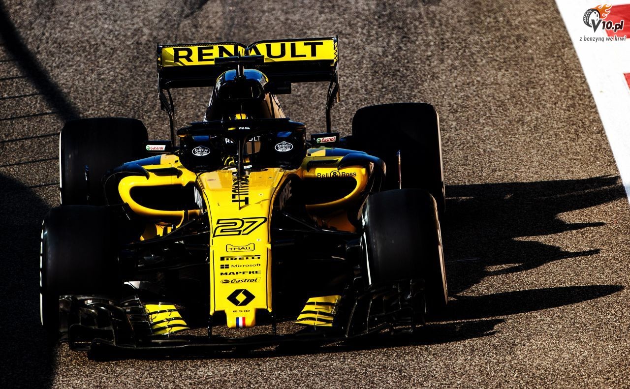 Testy F1 po GP Abu Zabi 2018