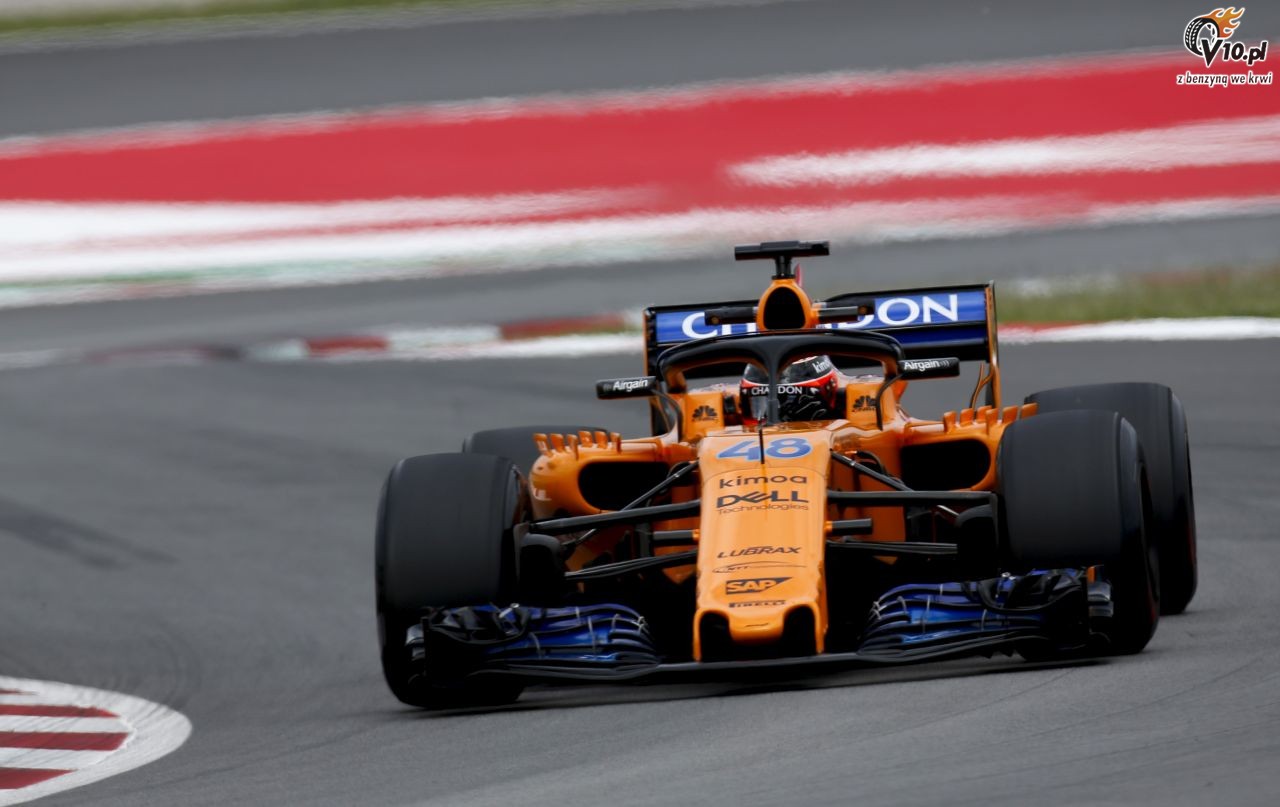 Testy F1 po GP Hiszpanii 2018