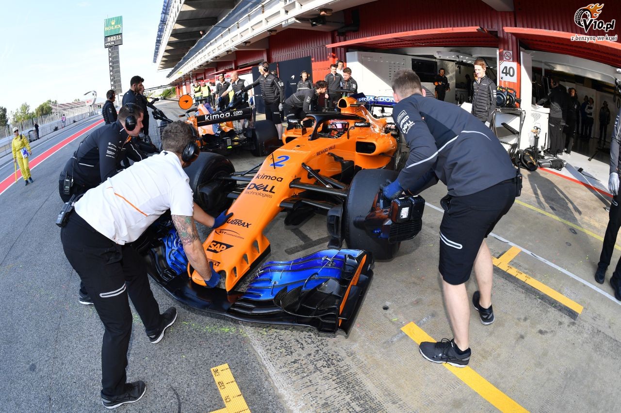 Testy F1 po GP Hiszpanii 2018
