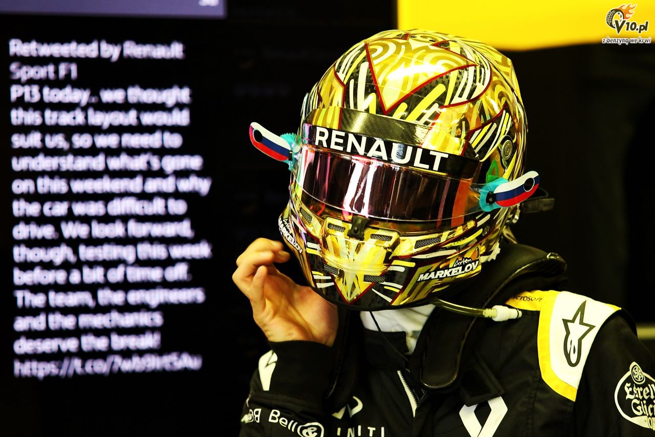 Testy F1 po GP Wgier 2018