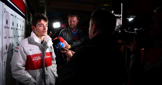 Leclerc zły na siebie za 'głupi' wypadek podczas ostatniego dnia zimowych testów F1