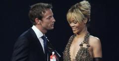 Hamilton testuje, Button... wrcza nagrod Rihannie