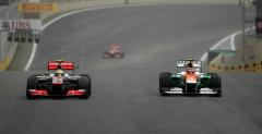 Hulkenberg dumny mimo kolizji z Hamiltonem