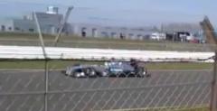 Mercedes jedzi nowym bolidem po torze Silverstone. Zobacz wideo!