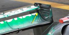 Sauber nie wie, czy skopiowa tylne skrzydo Mercedesa