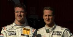 Bolid F1 i samochd DTM na jednym torze, czyli spotkanie braci Schumacherw