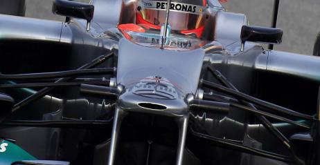 Zespoły kopiują system przepływu powietrza przez nos bolidu autorstwa Mercedesa
