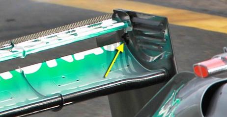 Lotus oficjalnie oprotestowa tylne skrzydo Mercedesa