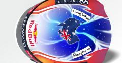 Webber zaoy na GP Singapuru kask zaprojektowany przez fana