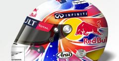 Webber zaoy na GP Singapuru kask zaprojektowany przez fana