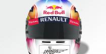 Webber zaoy na GP Singapuru kask zaprojektowany przez fana