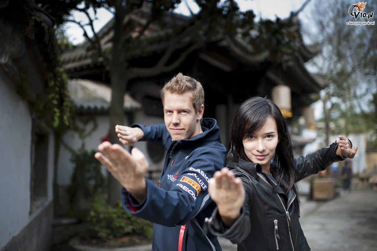 Vettel rozpocz GP Chin od lekcji Kung Fu