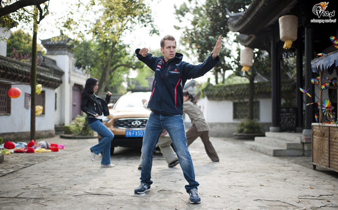 Vettel rozpocz GP Chin od lekcji Kung Fu