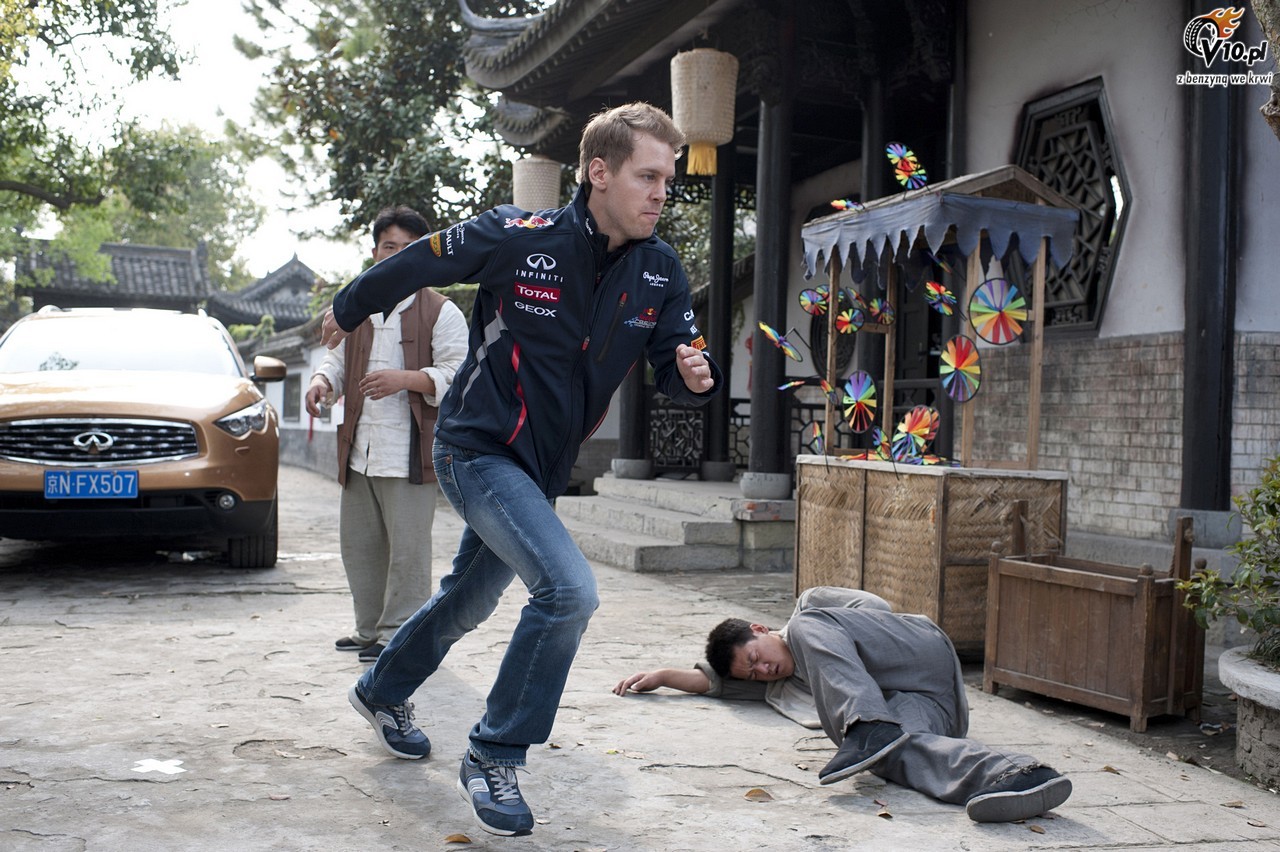 Vettel rozpocz GP Chin od lekcji Kung Fu