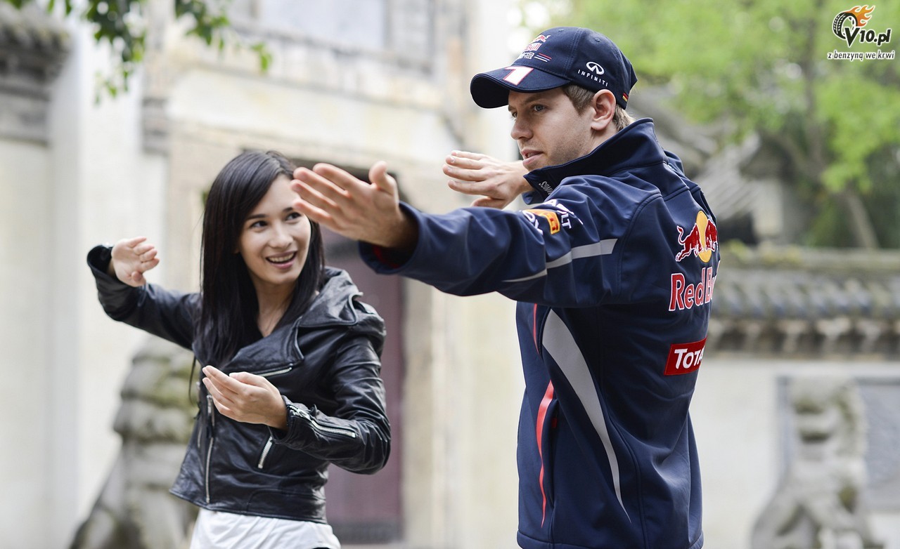 Vettel rozpocz GP Chin od lekcji Kung Fu