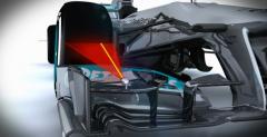 Mercedes monitoruje zuycie opon w bolidzie mini kamerami