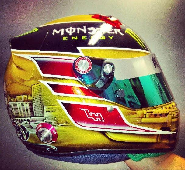 Zdjcie dnia: Kask Hamiltona na GP Monako