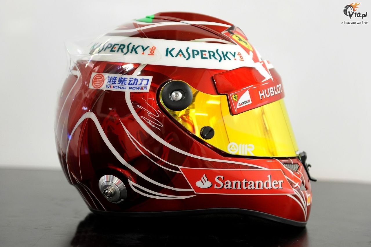 Kask Massy na poegnalny wystp w Ferrari