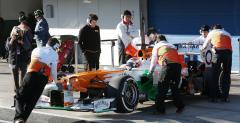 Testy w Jerez, dzie 1: Poranek dla Grosjeana, problemy Rosberga i Buttona
