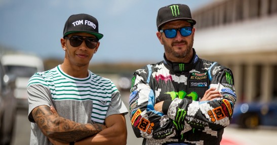 Hamilton chciał kupić Forda Mustanga Hoonicorn od Kena Blocka