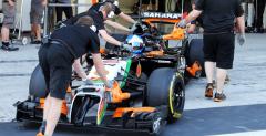 Nowy bolid Force India opuci pierwsze testy