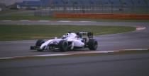 Williams i jego trzy bolidy F1 z rnych epok na torze Silverstone