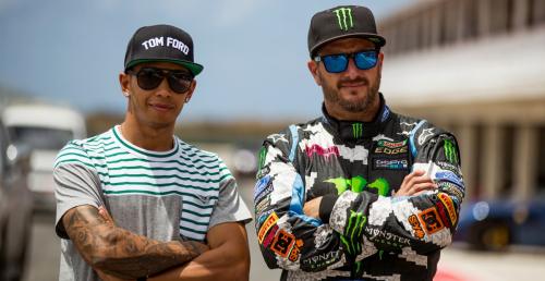 Lewis Hamilton vs Ken Block - wycig bolidu F1 i samochodu rallycross