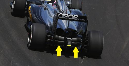 McLaren moe wrci do oryginalnego tylnego zawieszenia z zeszorocznego bolidu