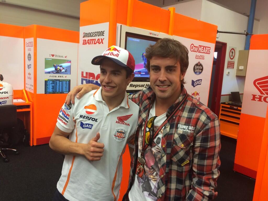 Mistrz MotoGP Marc Marquez chce sprbowa si w bolidzie F1