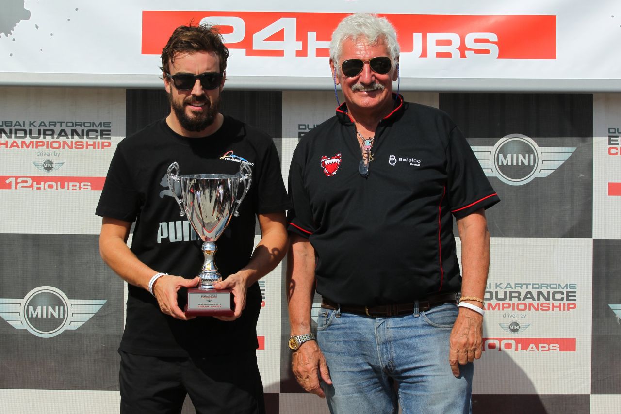 Alonso wystartowa w 24-godzinnym wycigu kartingowym