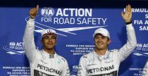 GP Abu Zabi - kwalifikacje: Rosberg pokona Hamiltona
