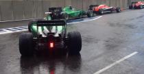 Spa - Rosberg pokonuje Hamiltona w mokrych kwalifikacjach, reszta daleko z tyu