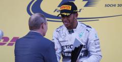 GP Rosji - wycig: Hamilton wygrywa w Soczi, Mercedes ma mistrzostwo konstruktorw