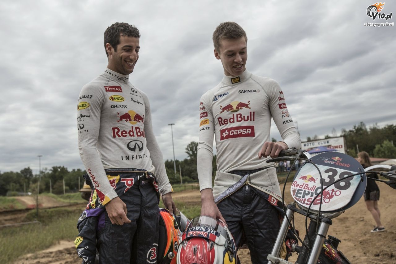 Ricciardo vs Kwiat - na dwch kkach w terenie