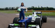 Wideo: Przejadka bolidem F1 z kobiet. Tak prowadzi Simona de Silvestro