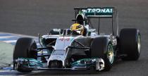 Hamilton schud do cikiego bolidu Mercedesa