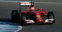 Testy F1 w Jerez: Raikkonen i jego Ferrari najlepsi pierwszego dnia