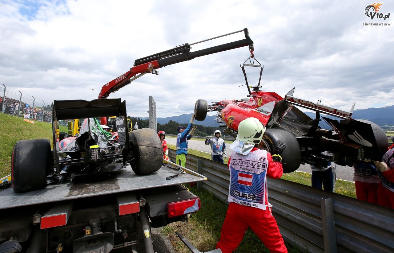 Raikkonen wpad w polizg sam