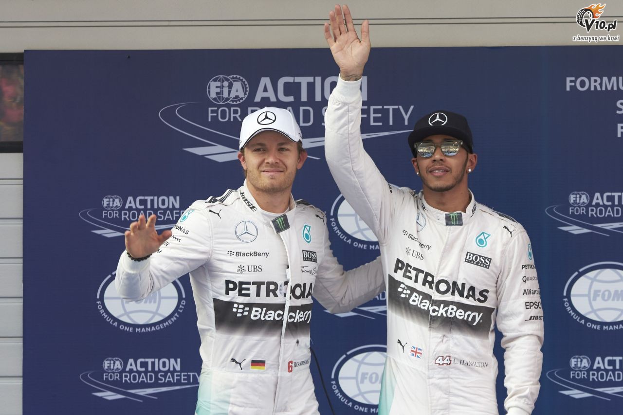 Rosberg nie moe przekn maej straty do Hamiltona