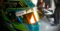 Hamilton mia wystpi w zielonym kasku podczas GP Malezji