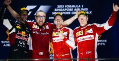 GP Singapuru - wycig: Zwycistwo Vettela, klska Hamiltona, intruz na torze