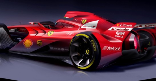 Futurystyczny bolid F1 autorstwa McLarena