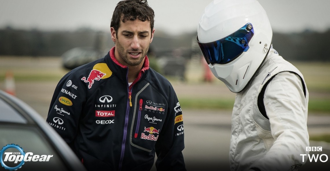 Ricciardo pobił rekord okrążenia w Top Gear