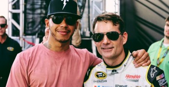 Zdjęcie dnia: Hamilton na finałowym wyścigu NASCAR