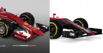Ferrari i McLaren maj skrci nosy swoich bolidw