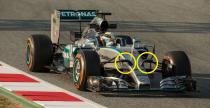 Mercedes i Ferrari przechytrzyy FIA z mocowaniem kamer przy nosie bolidu